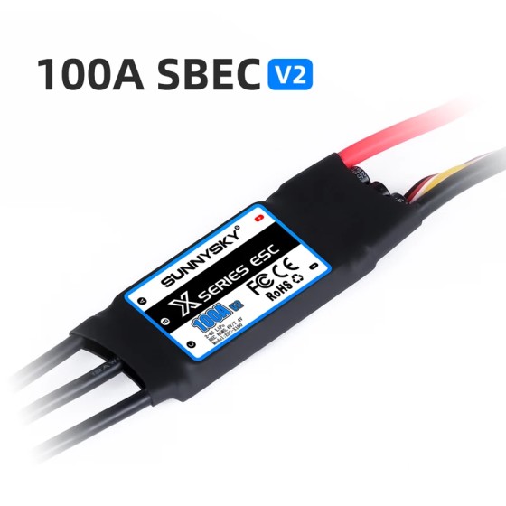 Hot Sales Sunnysky Fixed-wing Motor Esc Sbec X60a X80a X100a X120a Drone Brushless Accessories